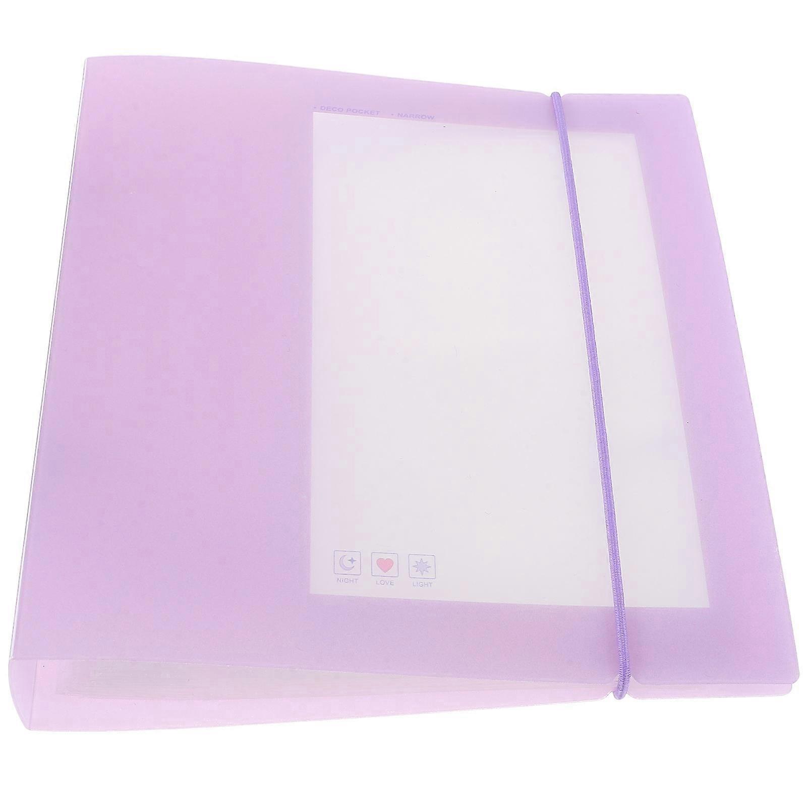 Binder Photo Album Small Photo Album PP Material Postcards Photos Cards Storage 1Pack
