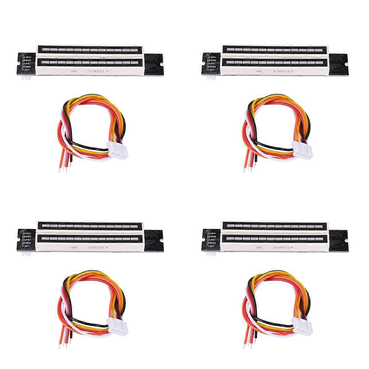 Dual 12 Music Level Indicator LED Spectrum VU Meter Amplifier()