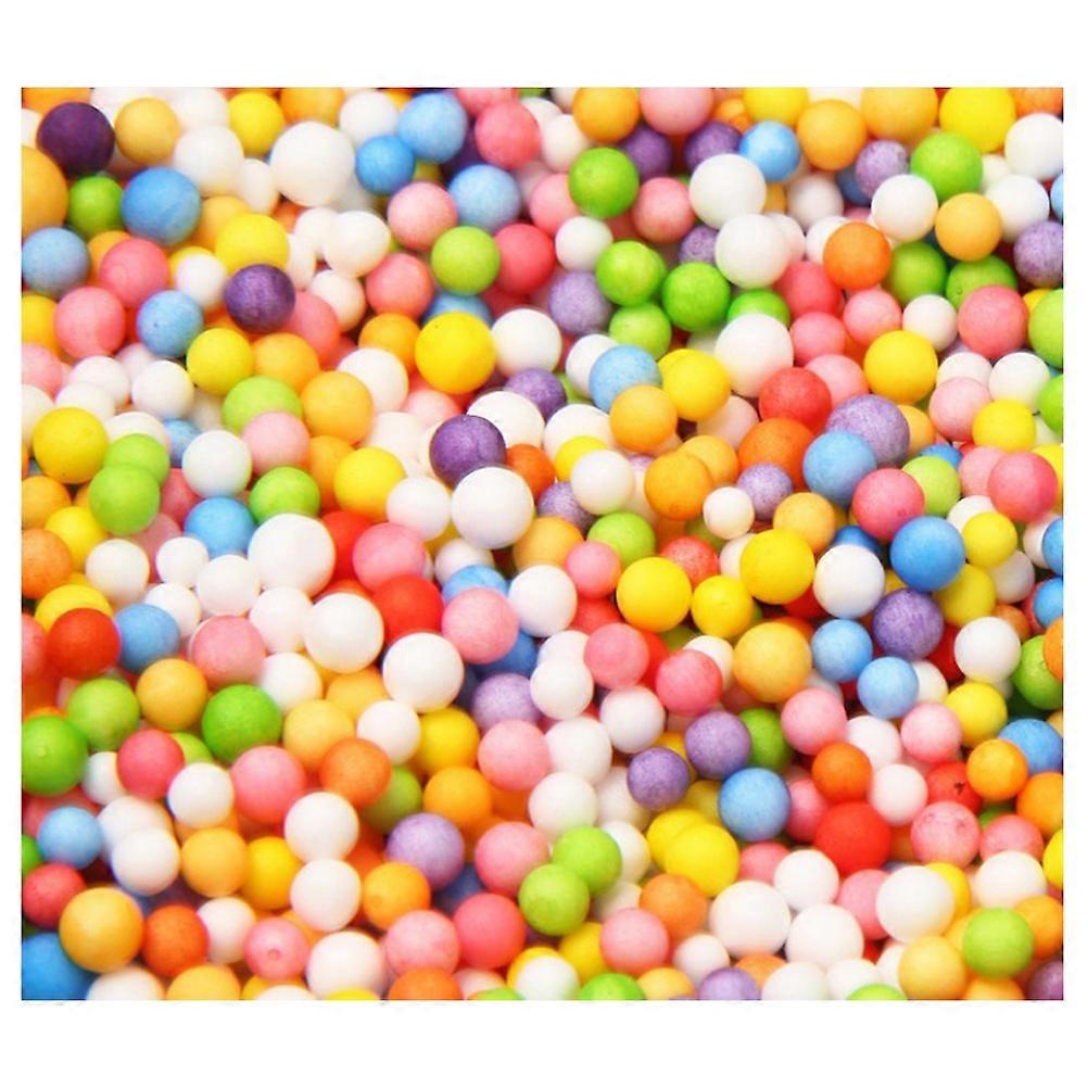 Small Balls Diy Accessory Household School Arts Crafts Mixed Color 2.5-3.5mm Foam Round Mini 1Bag