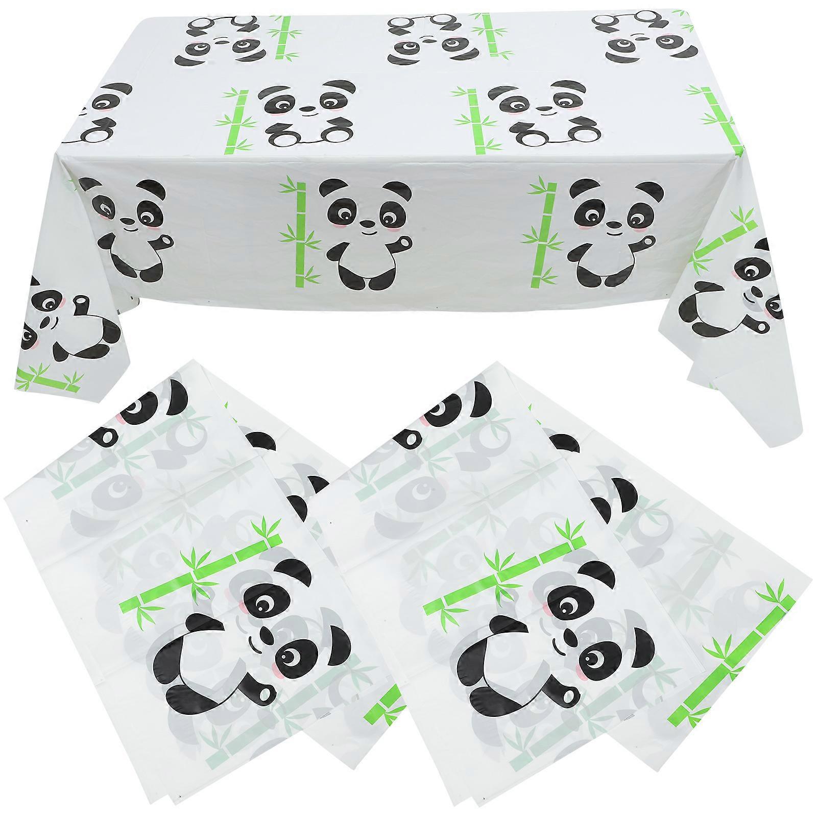 Cute Tablecloth Cartoon Themed Table Cloth Home Use Multi Color 220X132CM 3Pcs