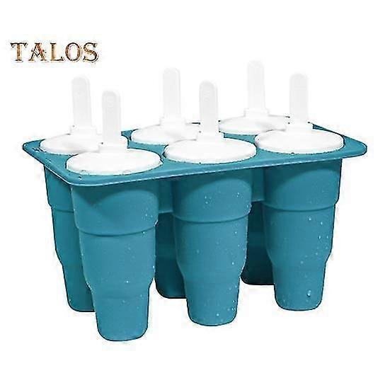 Popsicle Maker Round Handmade Multicolor Convenient 6 Holes Popsicle Maker Kitchen Supplies