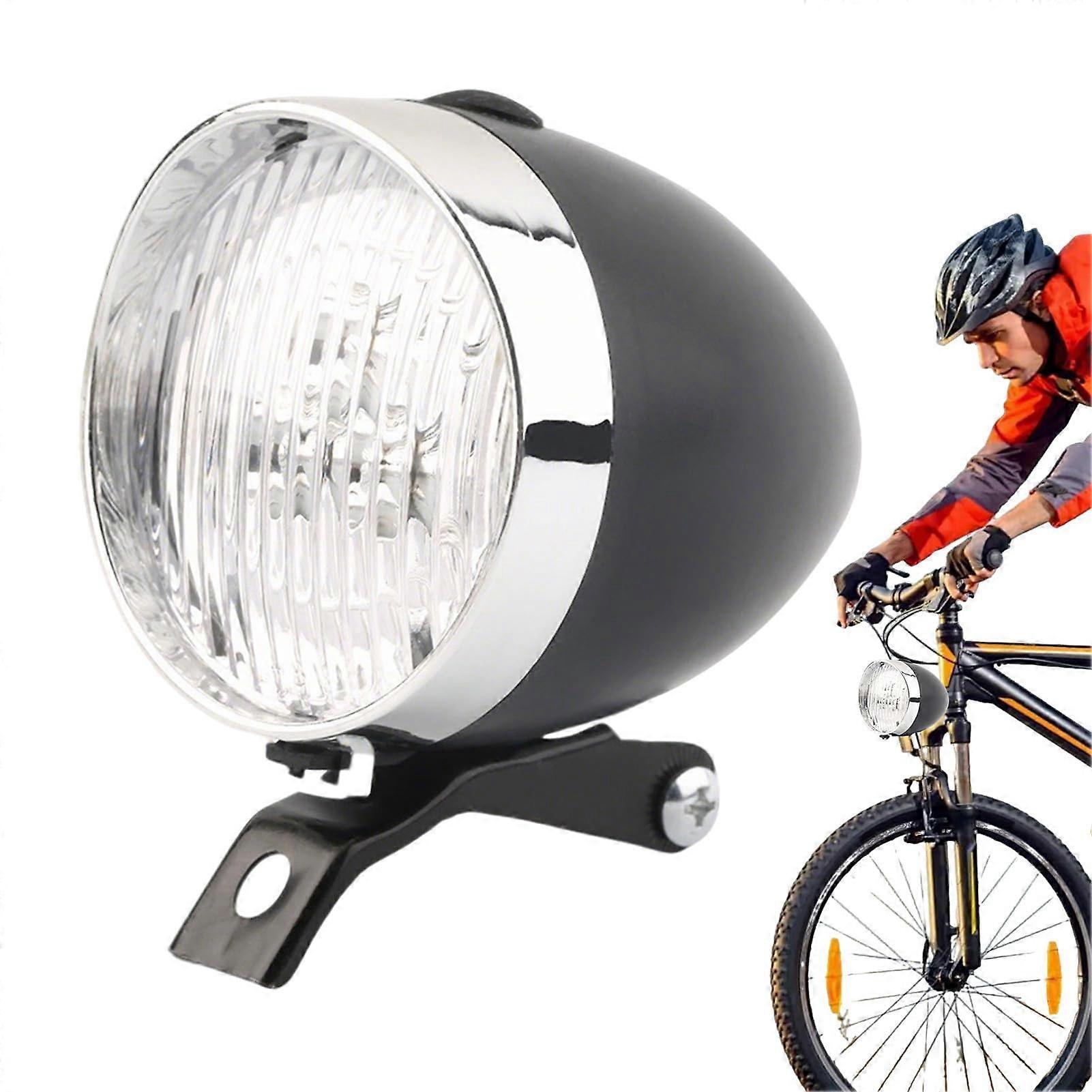Fahrradlicht Retro-Flutlicht 9x7x7 cm Wasserdicht Wiederaufladbar Schwarz Hohe Sichtbarkeit für Urban Commuting