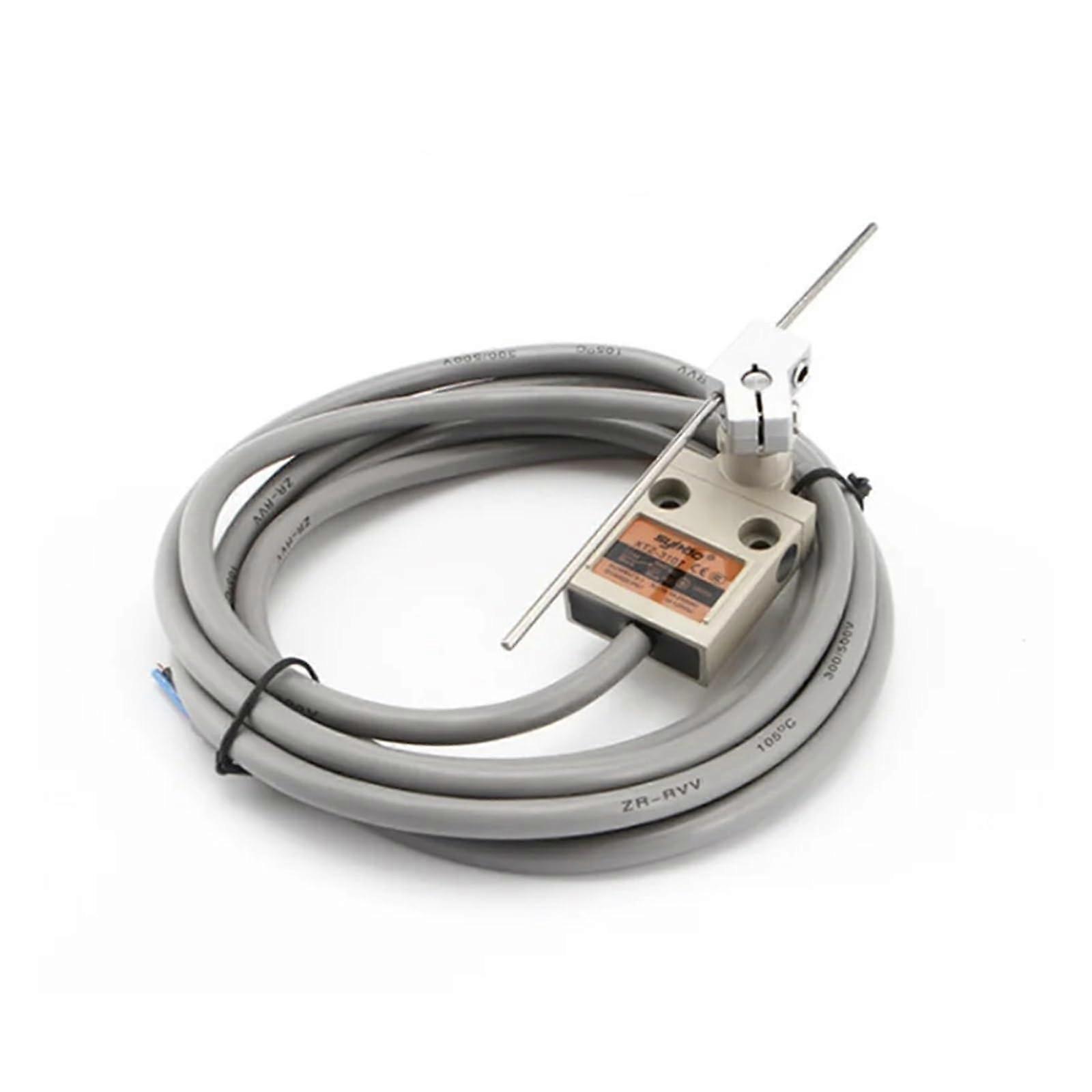 3107 XTZ-3107 IP67 4-Wire Roller Lever Plunger Limit Switch SPDT NO NC Copper Wire 3 Meter Length