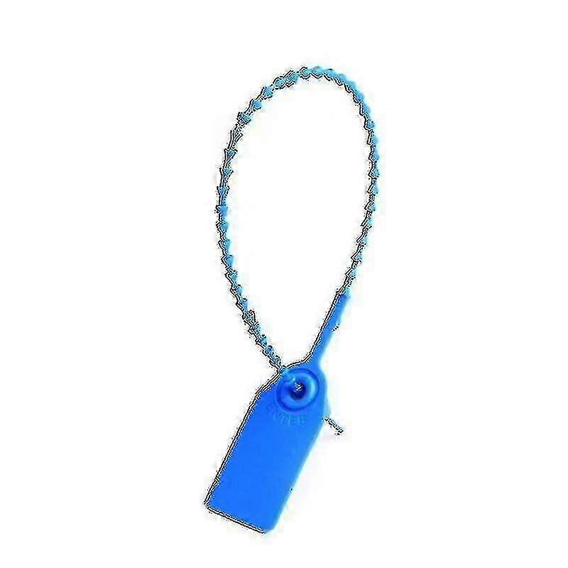 100pcs Pull Tight Security Seals Plastic Tamper Tags Self-locking Safety Disposable Numbered Zip Ties