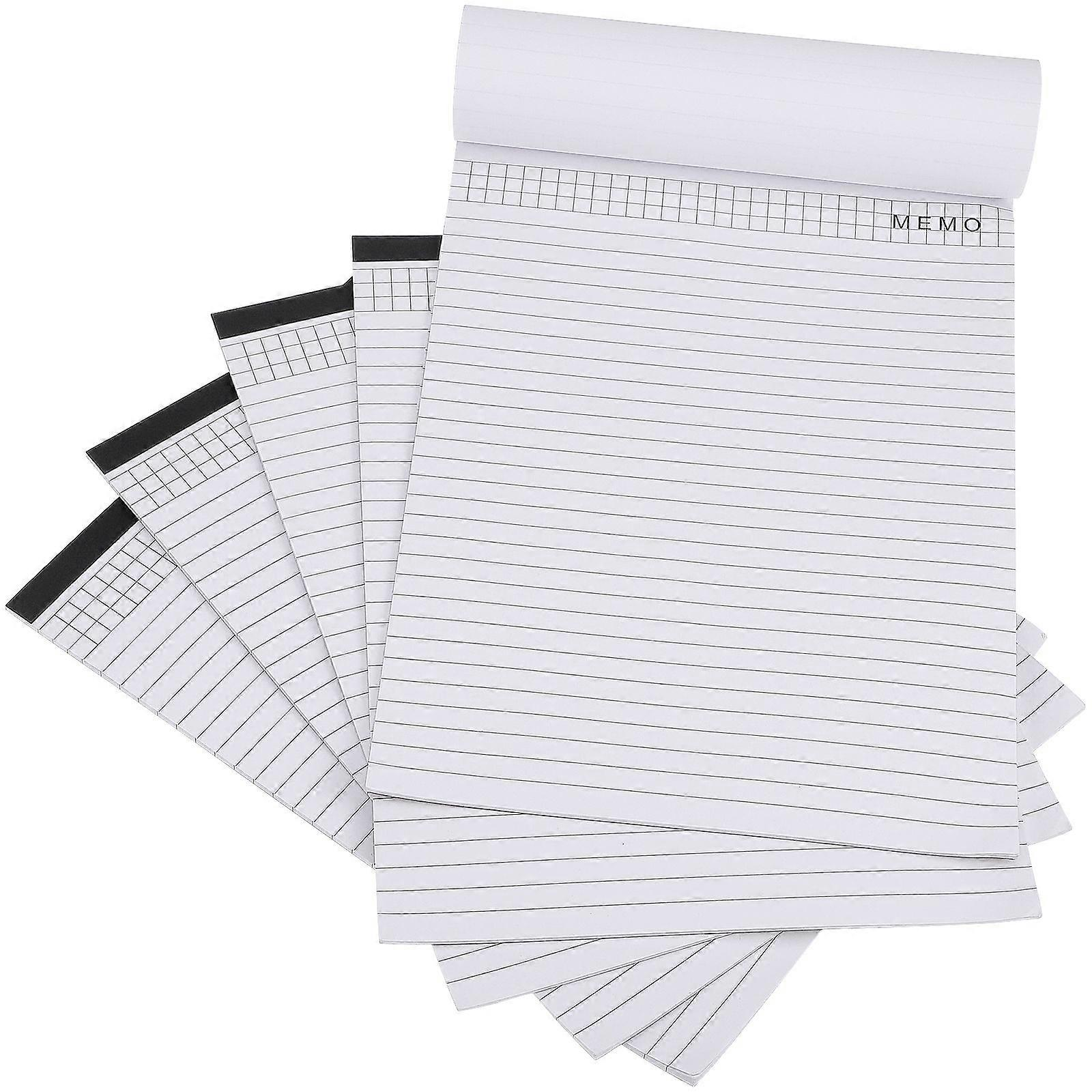 5Pcs A4 Tearable Notepads Multipurpose Memo Pads Meeting Recording Books