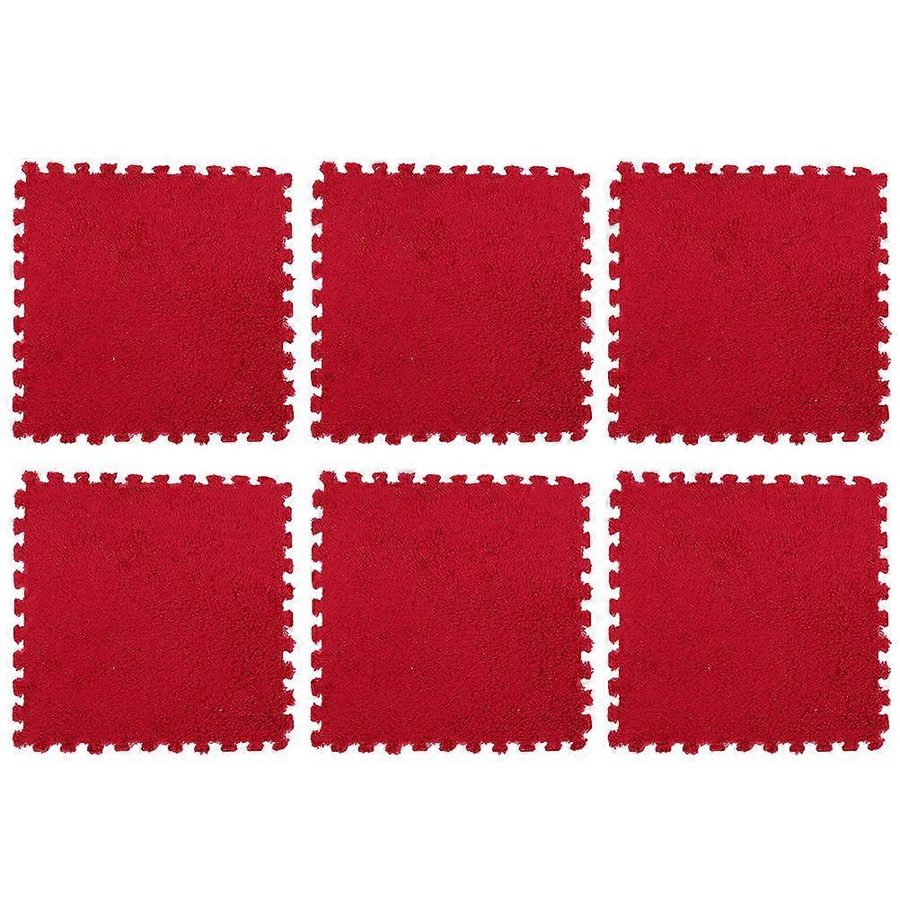 Floor Play Mat Multi Function Puzzle Cushions Stress Reduction School Use 30X30CM 6Pcs