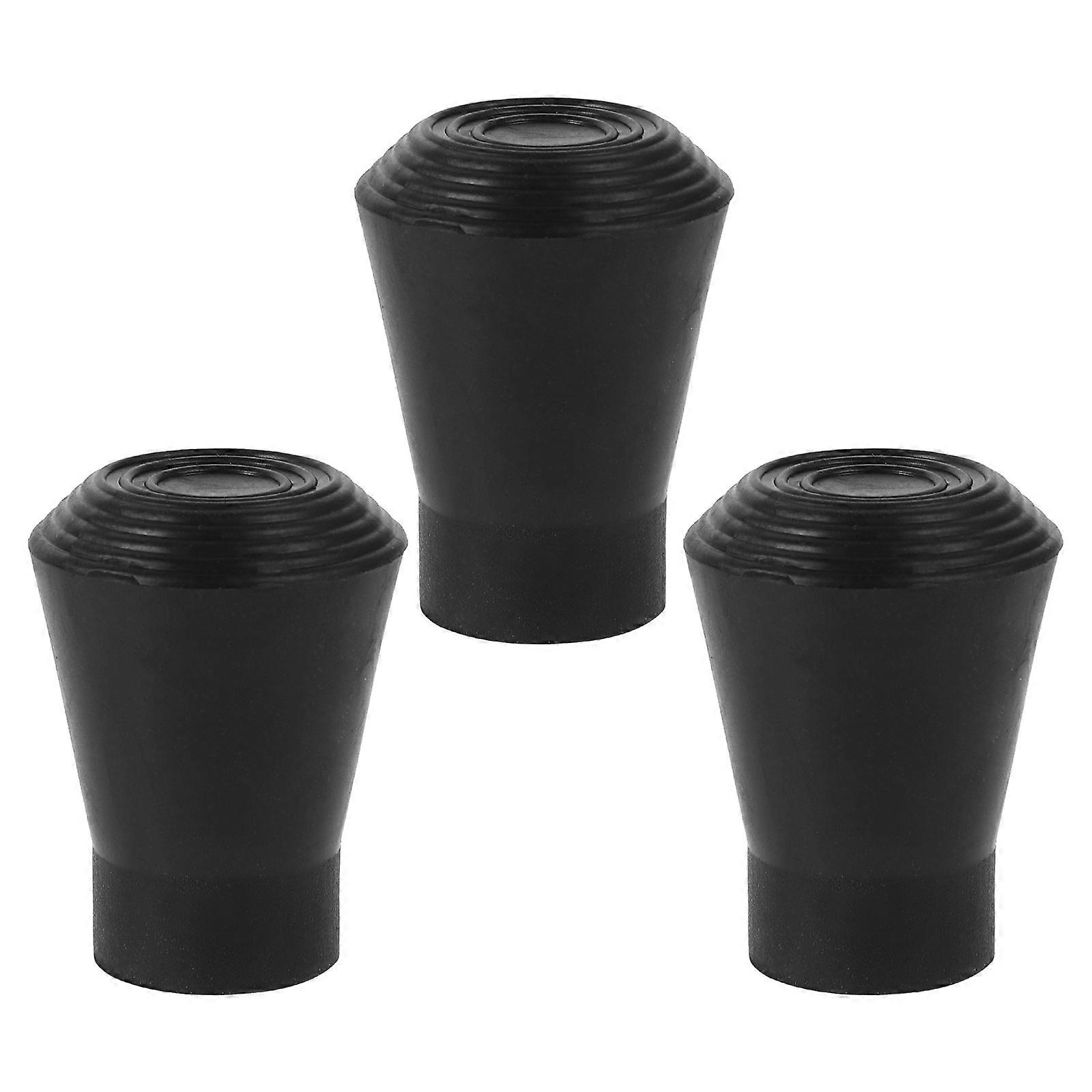 3pcs Non Slip Rubber Drum Rack Feet Pads Replacement Leg Protectors for Floor Scratch Prevention, Easy Installation