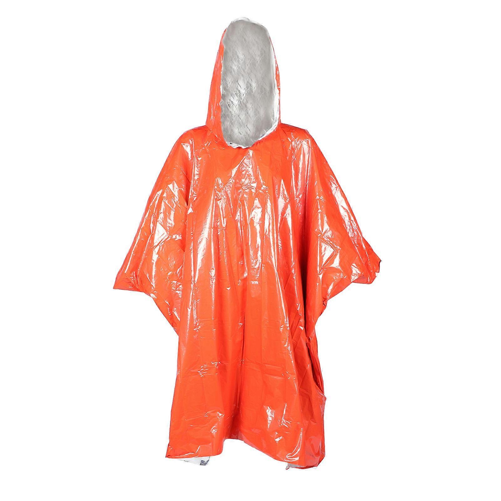 Emergency Rain Poncho – Lightweight, Durable, and Tear Resistant Outdoor Raincoat with Reflective Safety Design for Camping, Festivals, and Cycling