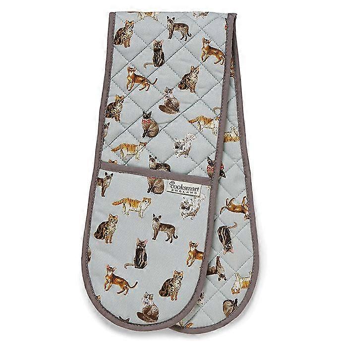 Cooksmart Curious Cats Double Oven Glove
