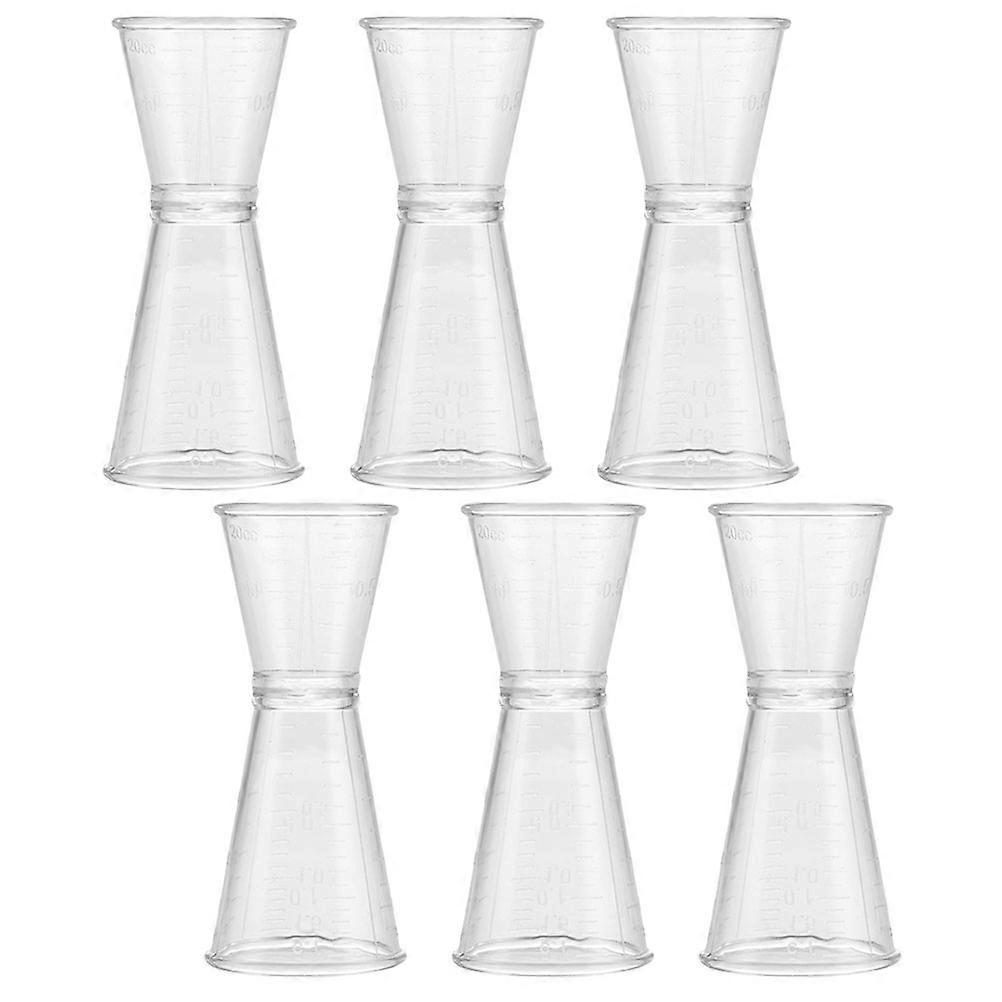 Bartender Tools Jigger Liquid and Solid Measuring Home Use 8.80X4.40X4.00CM 6Pcs