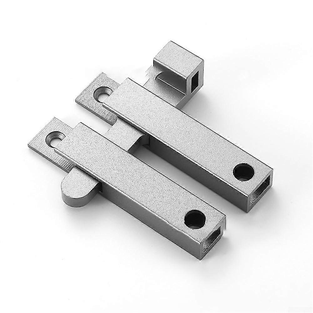 Aluminum Alloy Door Bolt, Vintage Style Security Solution, Gray Finish, Durable Locking Mechanism