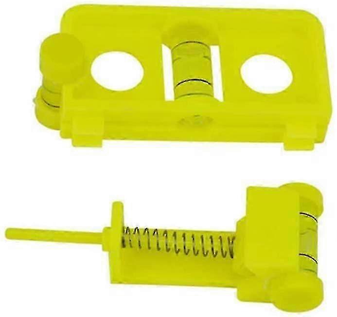 Bow Tuning Combo - Snap-On String Level & Nock for Compound Archery (Green)