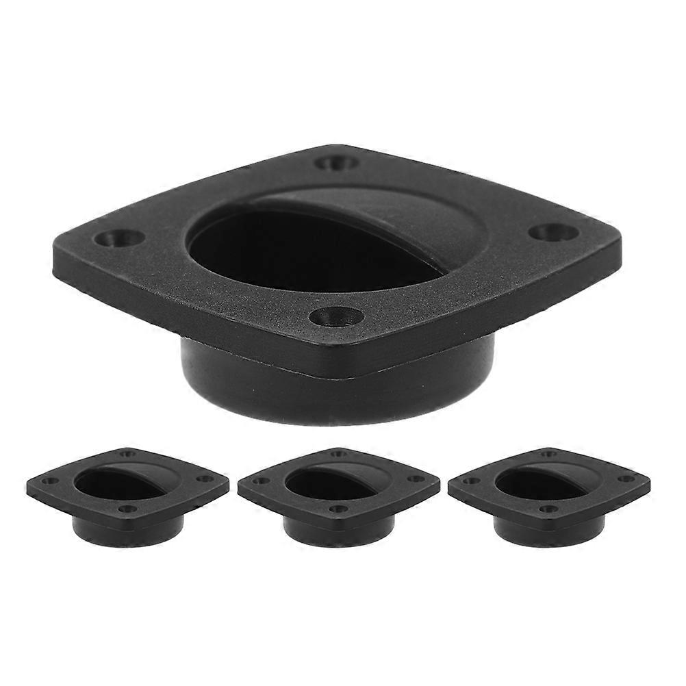 Recessed Flush Pull Boat Accessories Harsh Marine Environments PP Material Versatile Use 4Pcs