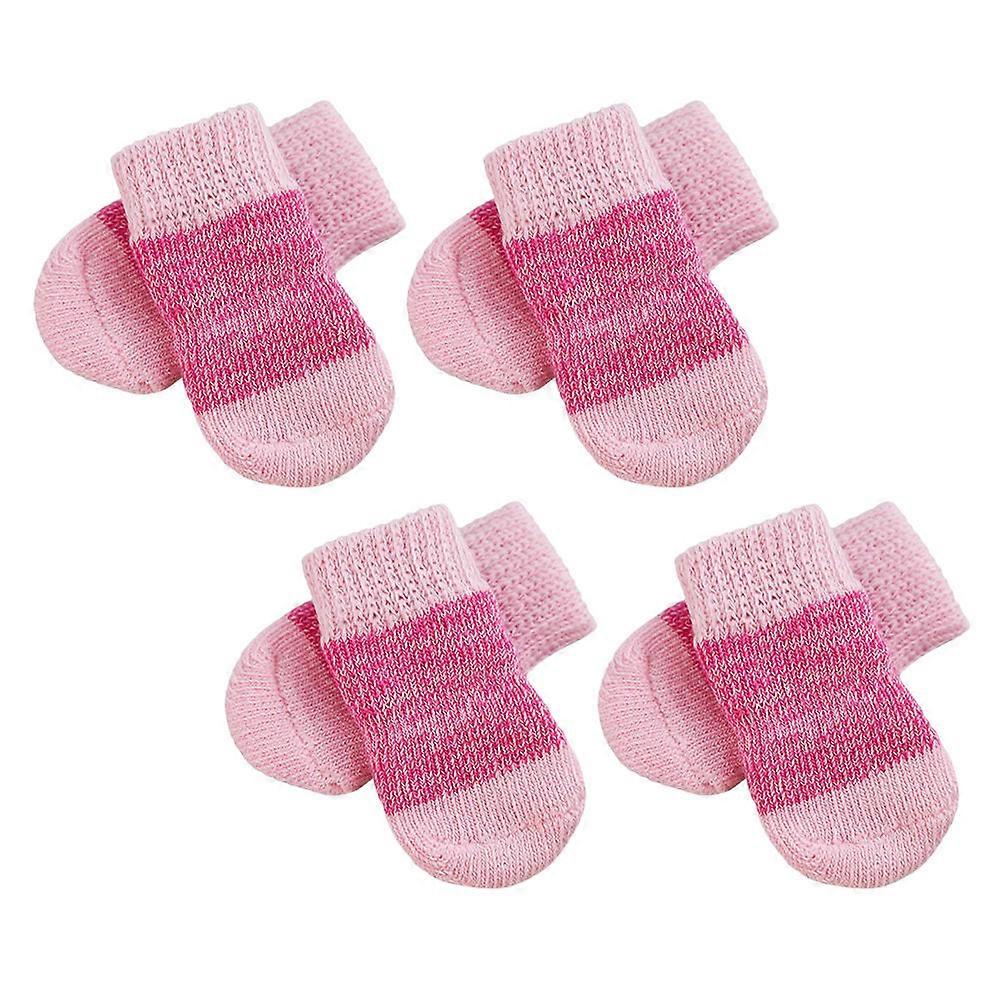 Non-slip Elastic Dog Socks Comfortable for Pets in All Seasons 2 Sets