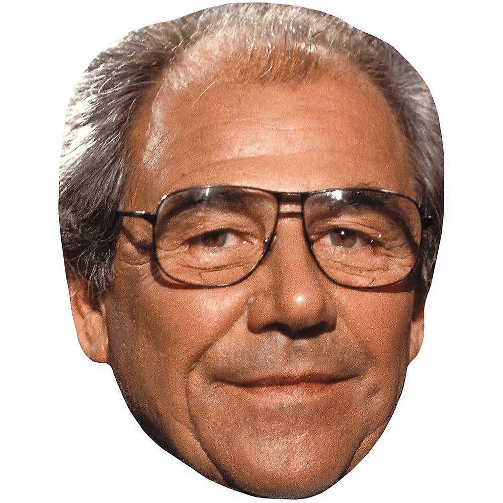 Jean Baudrillard (Glasses) Celebrity Mask, Flat Card Face
