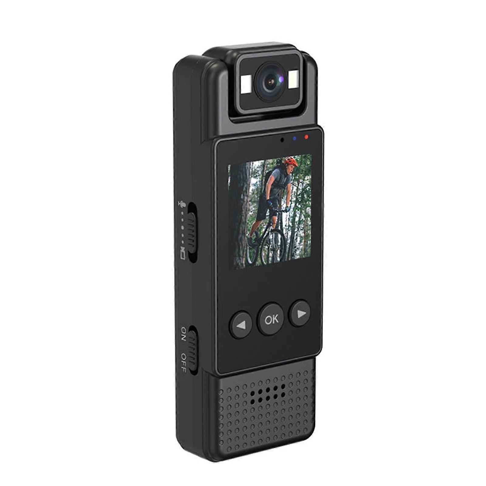 Body Camera with Audio and Video Recording, HD 1080P Body Camera with 180° Rotatable Lens for Law Enforcement, 6 Hours Battery, Night Vision