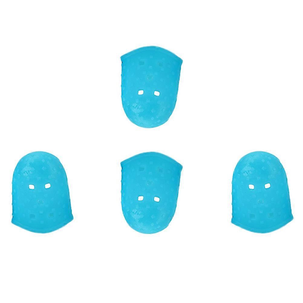 Finger Caps Durable and Reusable for Playing Guitar Mandolin and Banjo Sky Blue Small 4 Pcs
