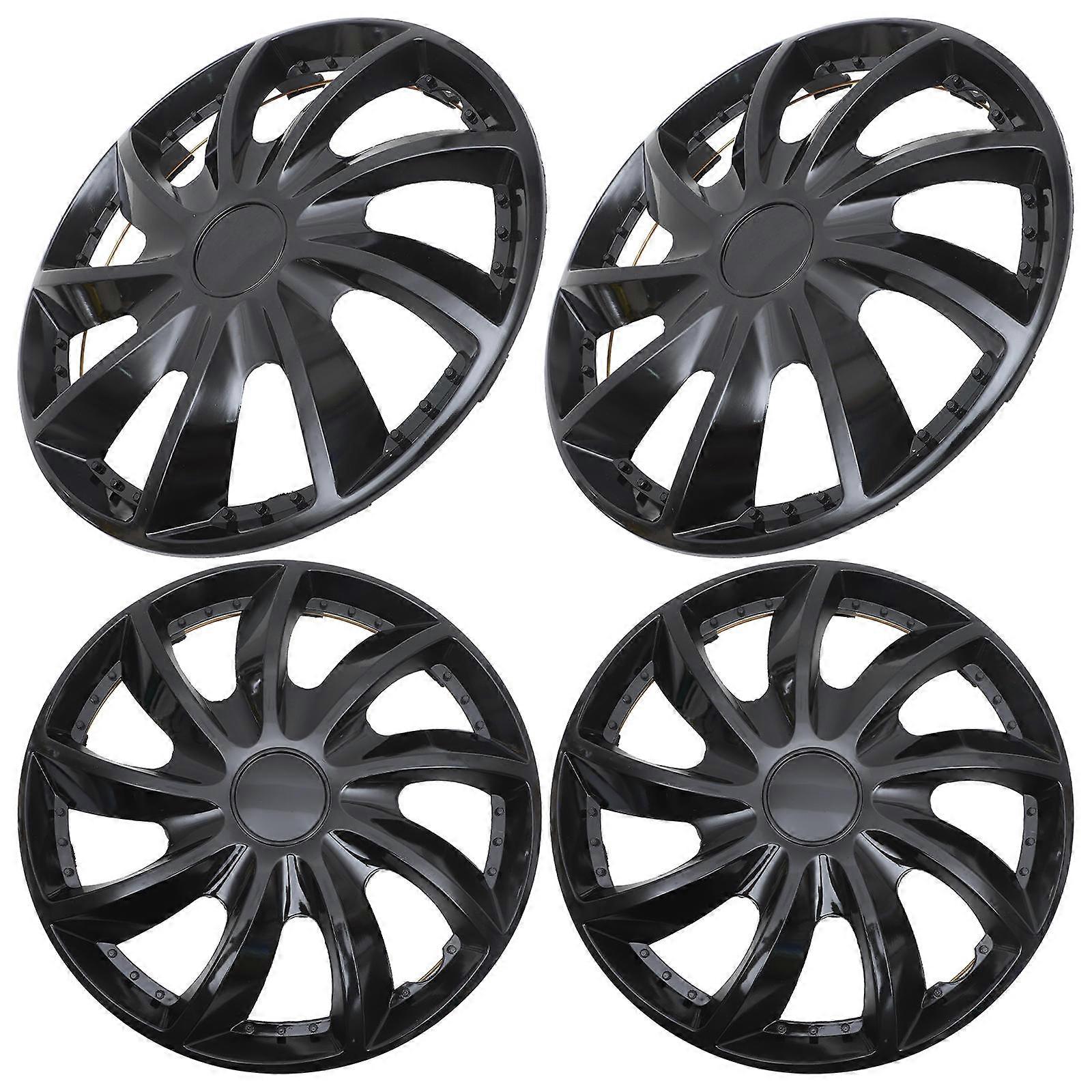 Car Accessories Wheel Cover 14 Inch Hubcap For Auto Refit Improve Vehicle Appearance Random Color 4Pcs