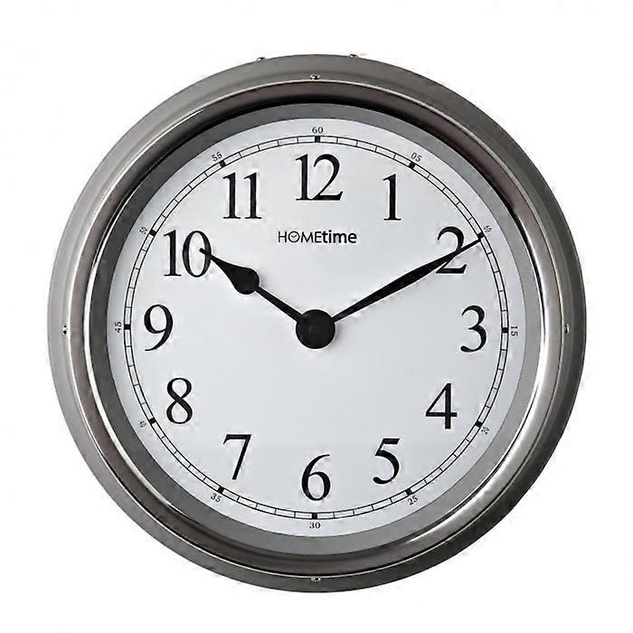 Hometime Grey Wall Clock With Arabic Dial 35cm