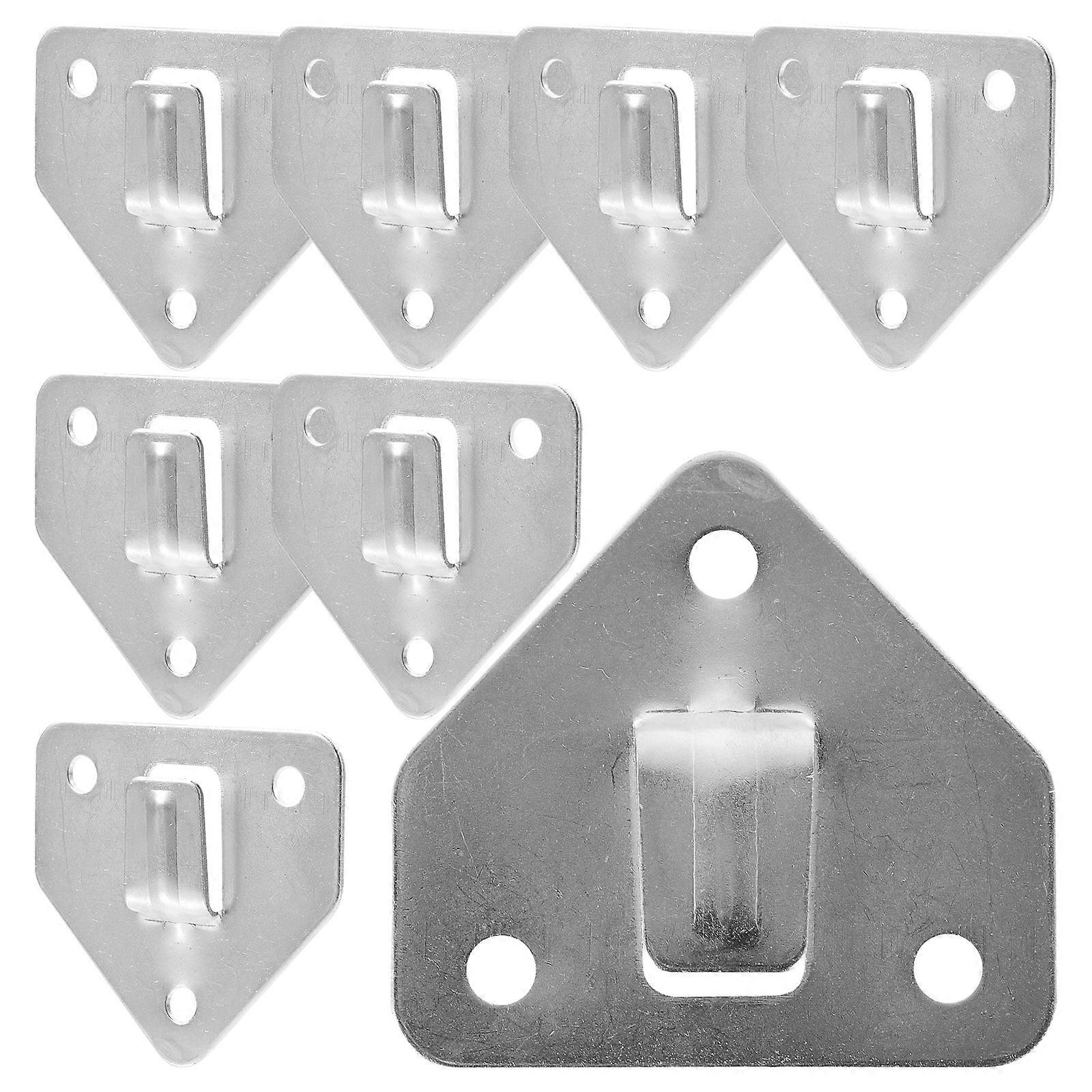 Fire Extinguisher Wall Mounted Holder Emergency Situations Easy to Access Iron 6.70X6.20X0.80CM 8Pcs