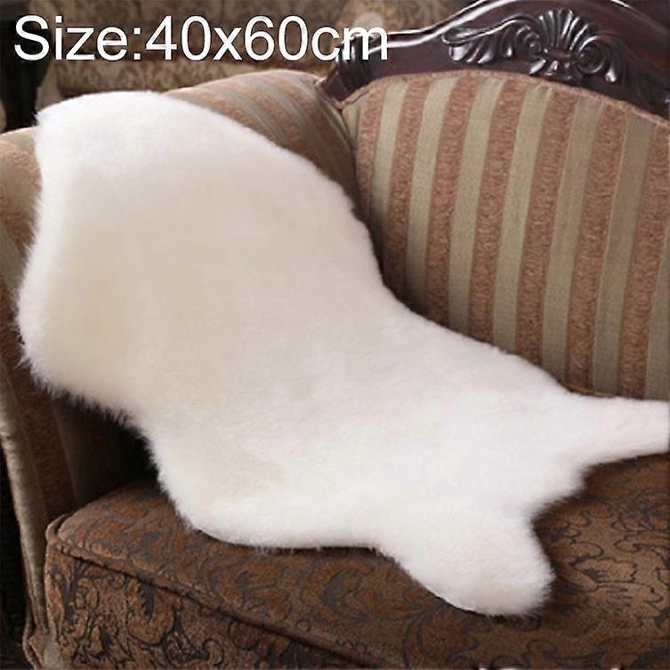 Imitation Wool Soft Home Living Room Carpet Sofa Cushion Mats 40x60cm