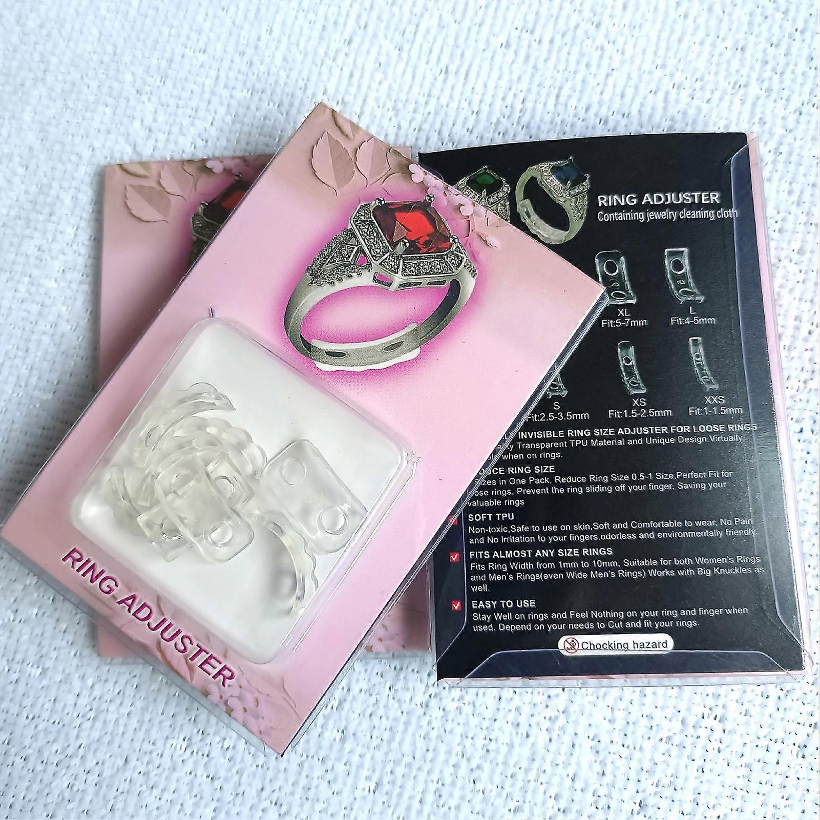Ring Size Adjuster Invisible Design Comfortable Soft Reusable Durable Loose Ring Size Adjuster Set