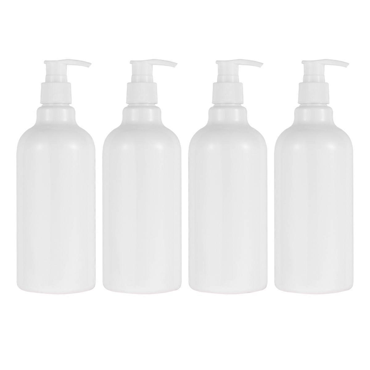 Mini Pump Bottles For Travel Refillable Pump Bottles 500ml Capacity Empty Bottle For Shampoo And Soaps 4Pcs
