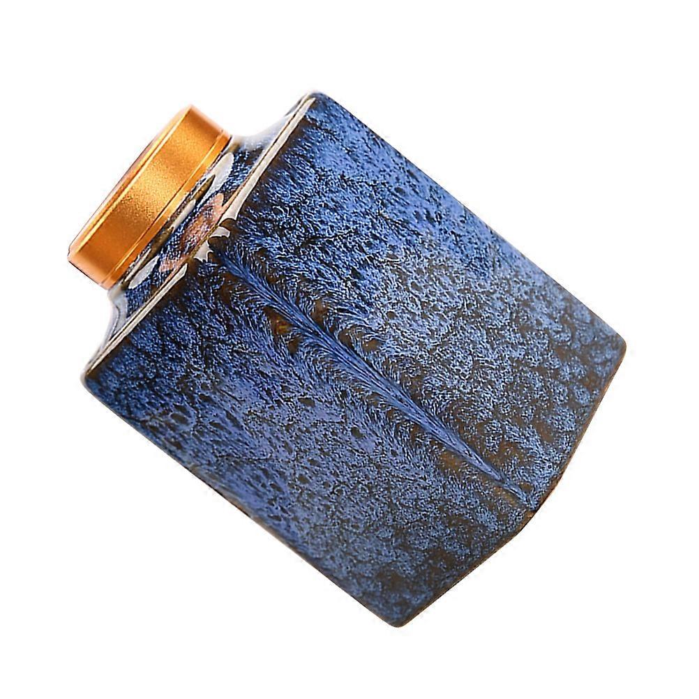 Tea Container Airtight 2.8×2.8×4.4in Tea Storage Household Users 1Set