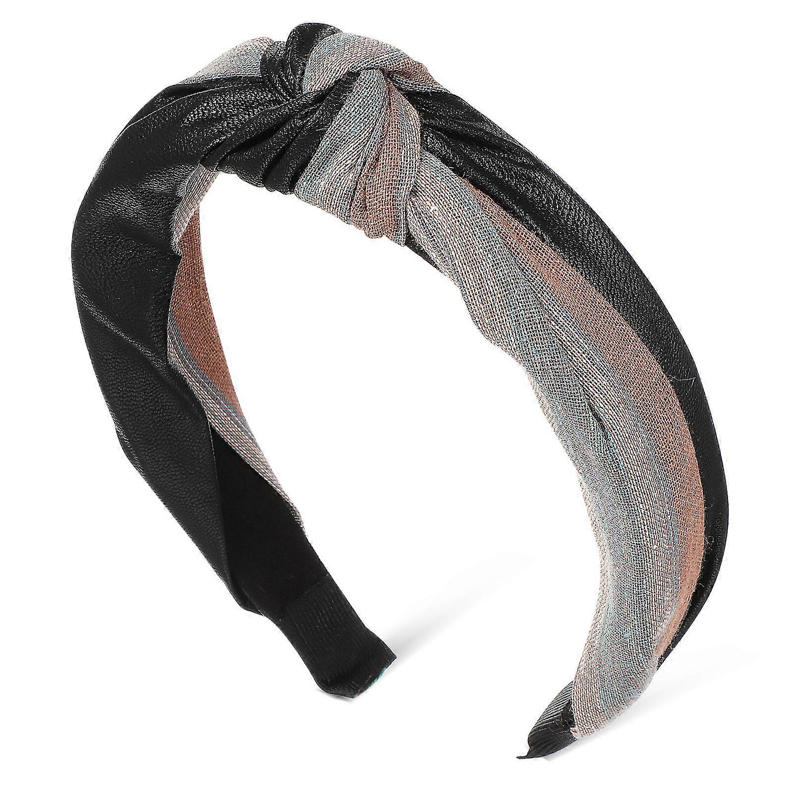 Trendy Knotted Headband for Women Nonslip Wide Boho Hair Accessory in Multi Colors Made of Fabric
