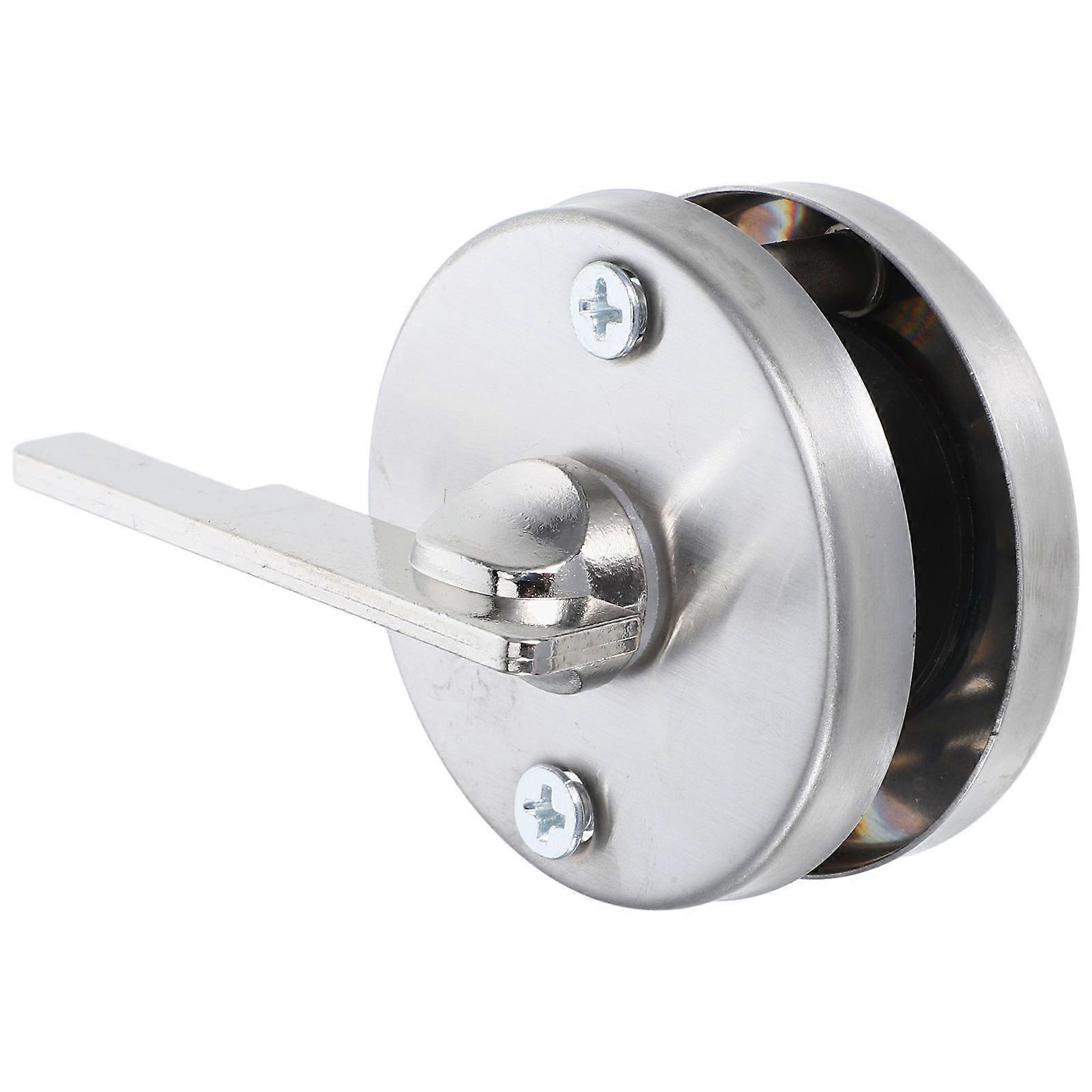 Bathroom Privacy Door Lock 2pcs Occupied Vacant Sign Keyless Lock for Public Restrooms Commercial Handle Lock