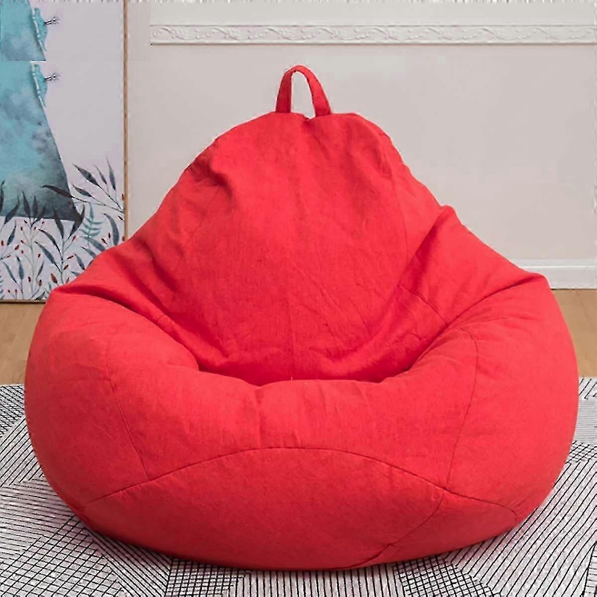 Plush oversized bean bag for relaxation - sturdy sofa chair