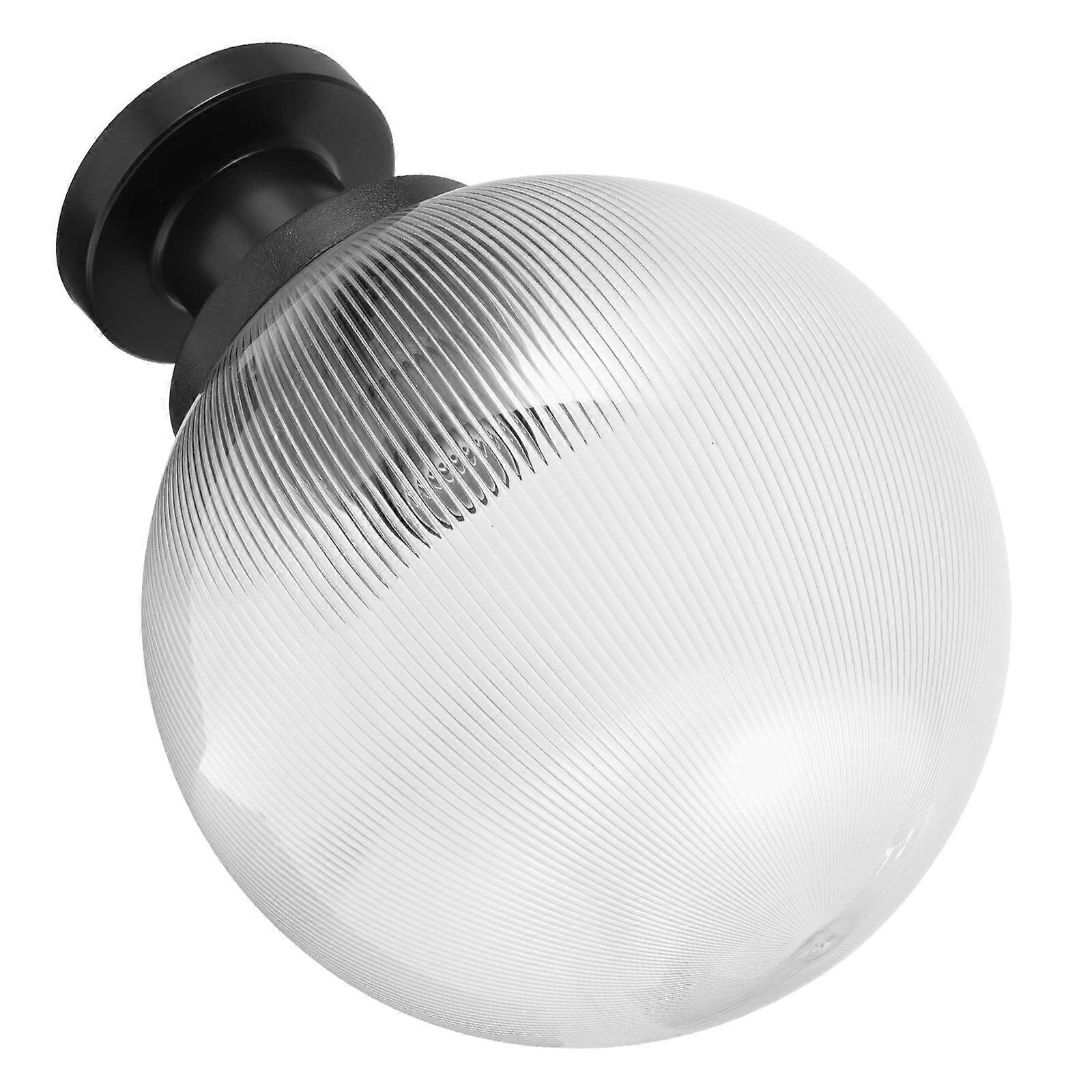 Globe Lamp Shade Replacement Easy To Install For Outdoor Spaces Reliable And 220V Voltage 13.56x9.82in Acrylic 1Set