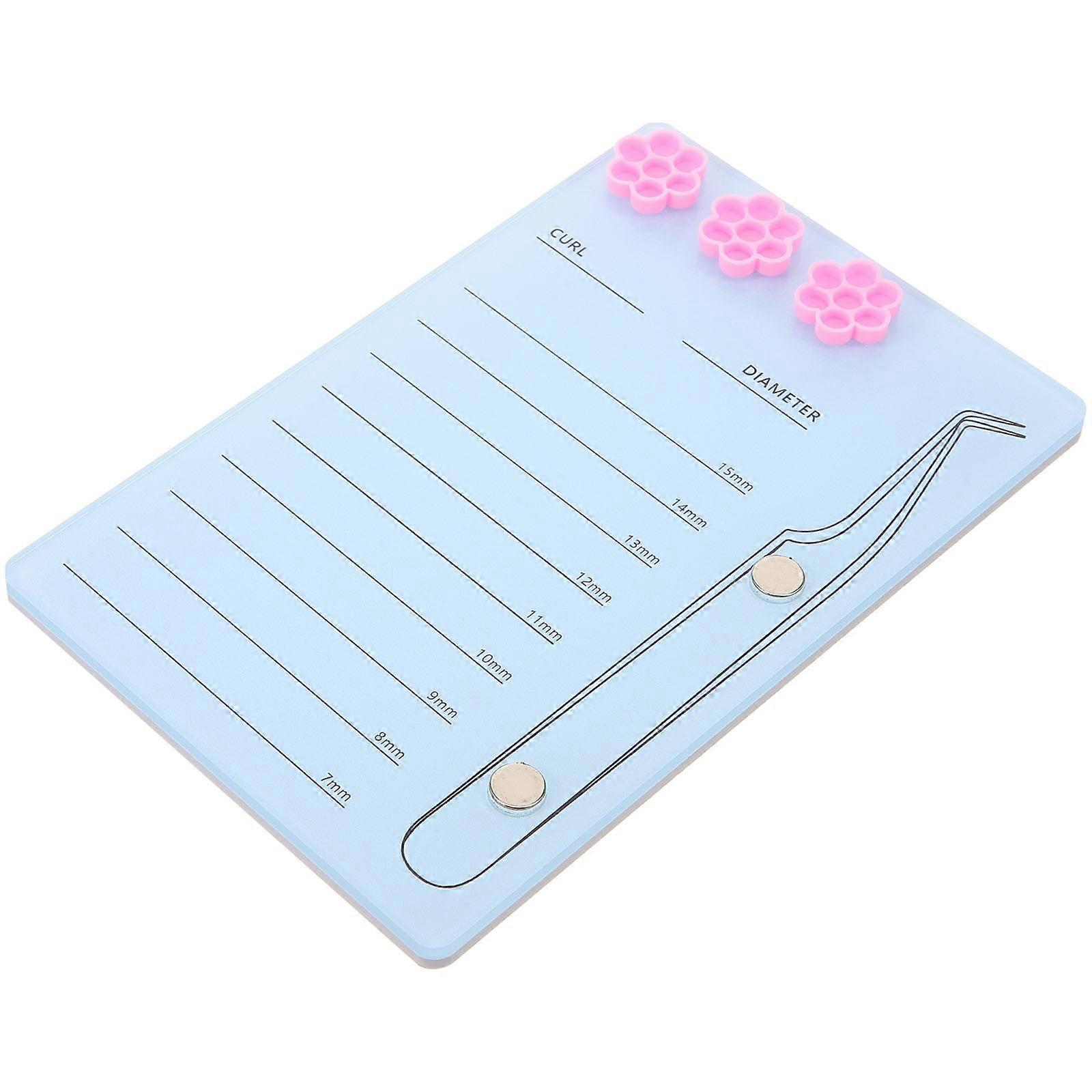 Skyblue Acrylic Lash Holder Tray for Storage with Magnetic Tweezers Place Lightweight and Comfortable 715mm