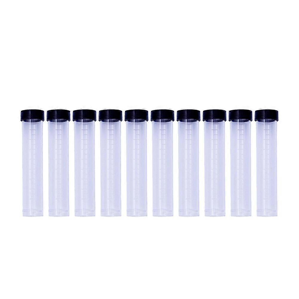 Transparent Needle Storage Tube for Sewing 10pcs Plastic PP Organizer 11cm 38#