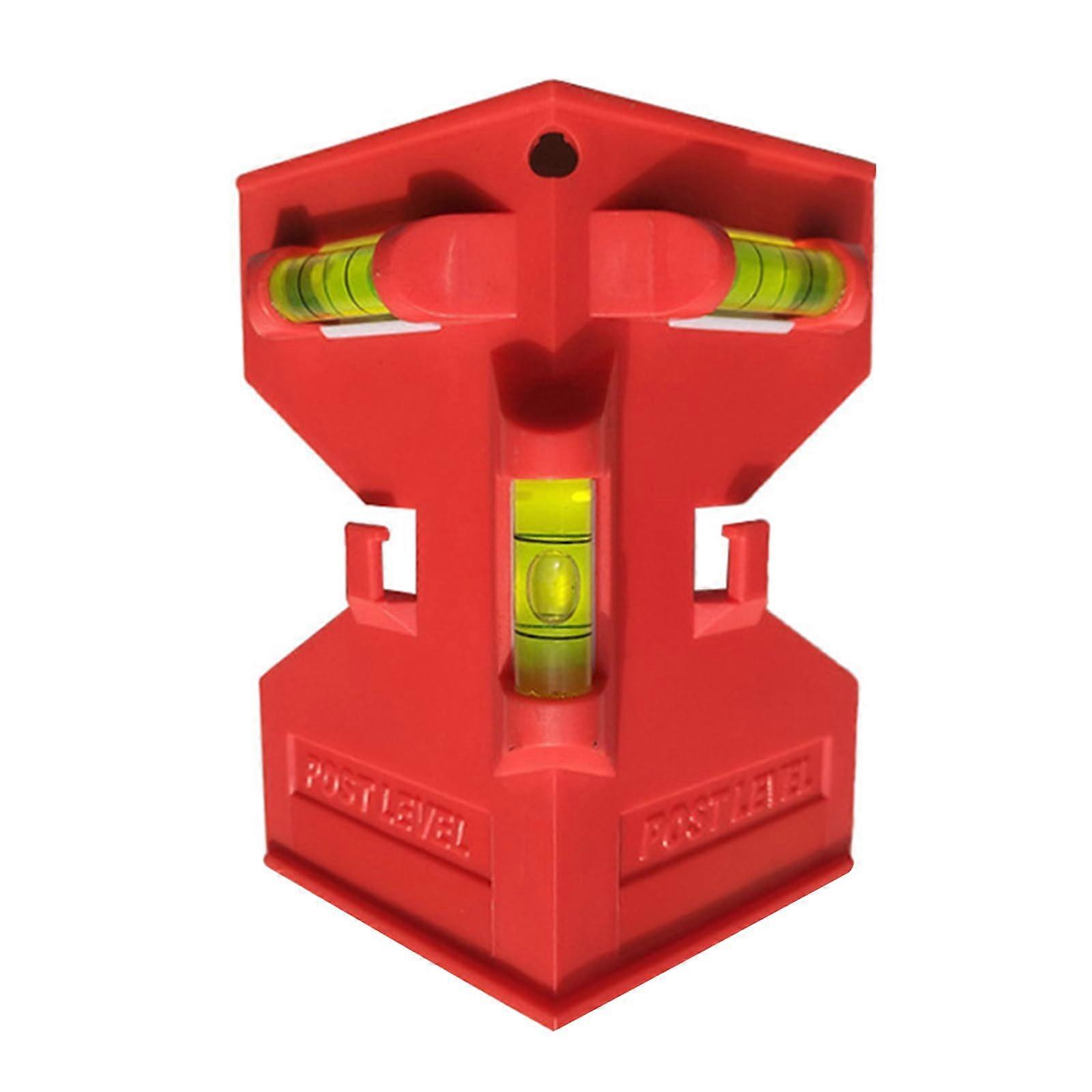 Post Post Leveler Tool With Bubble Vial Check For Pipe Leveling And TwoSided Hooks