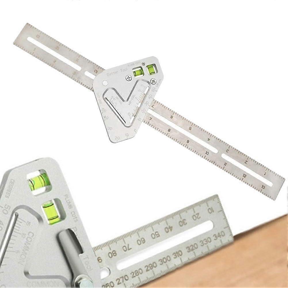 A reliable companion in every woodworker's toolbox. The multifunctional measuring ruler.