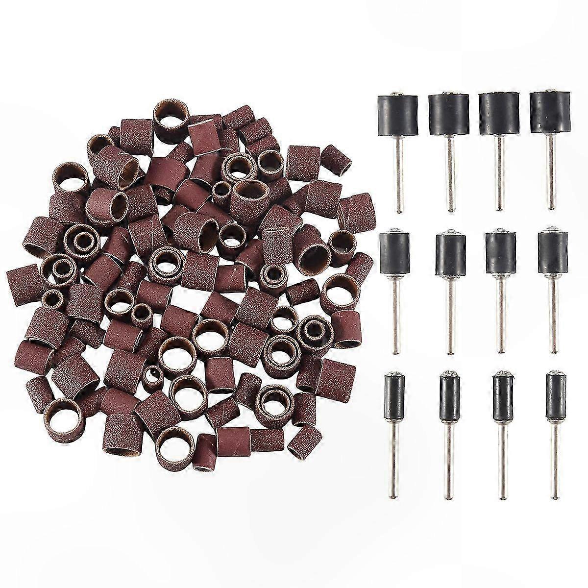 132-Piece Drum Sander Kit with Storage Box for Rotary Tools