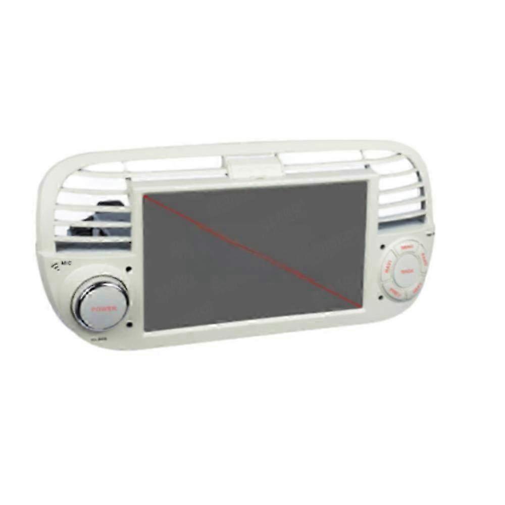 7 Car Stereo Radio with Apple CarPlay & Android 13 for Fiat 500 (2007-2015) - GPS Navigation & WiFi Connectivity