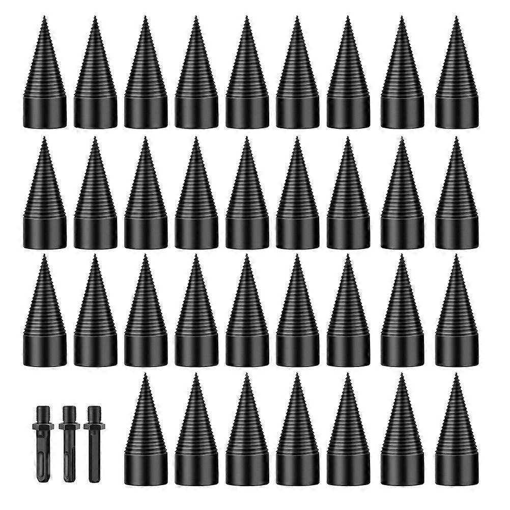 High Speed Steel Wood Splitting Cone Drill Bit for Electric Drill and Hand Tools 45mm