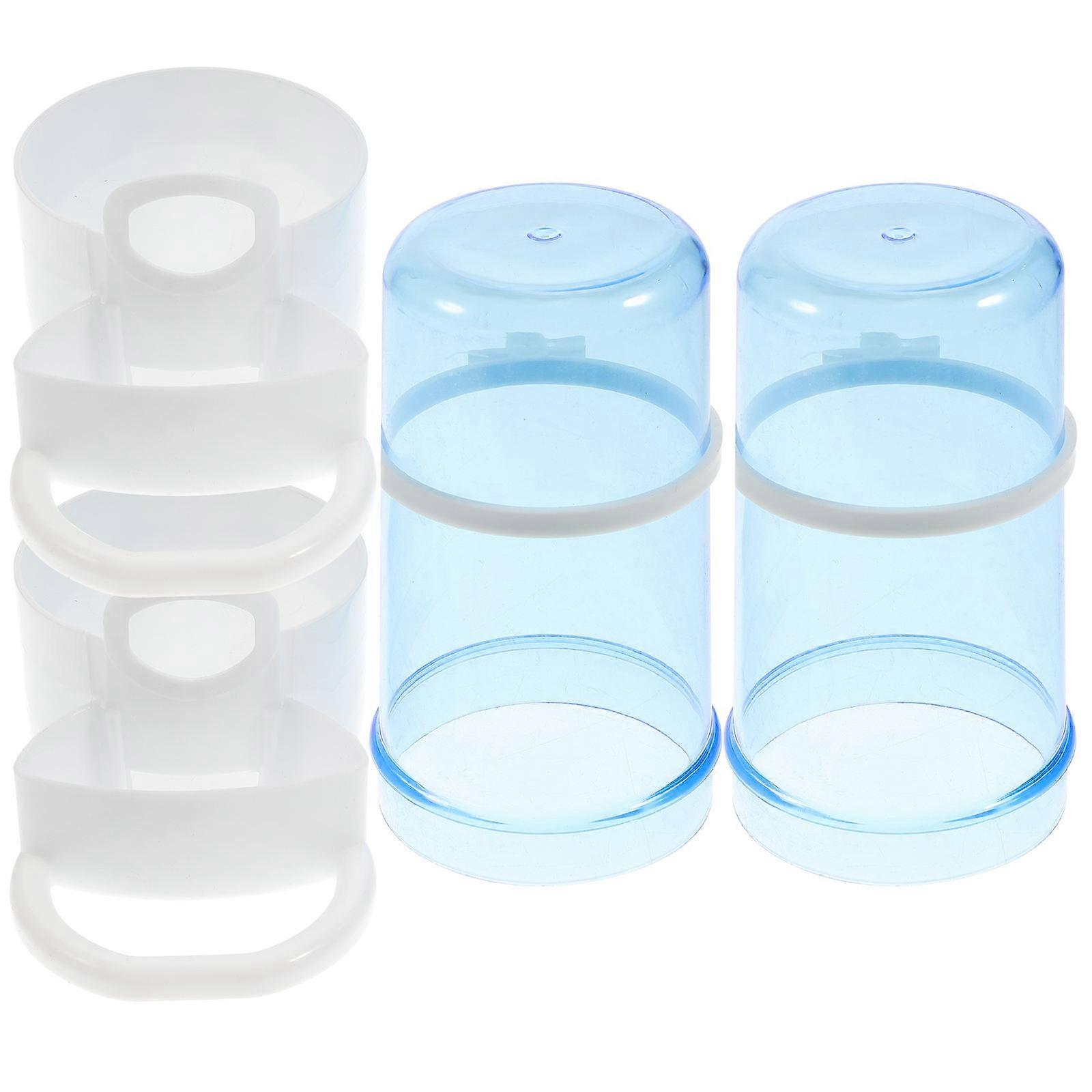Automatic Hamster Feeder with Large Opening for Easy Dispensing and Weeklong Feeding 2 Pcs