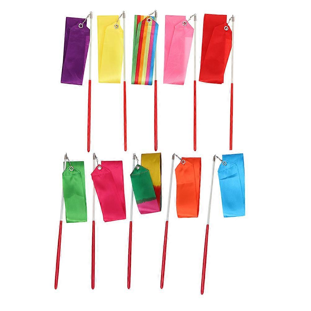 Colored Ribbons For Dancing 10Pcs Long Dance Equipment Designed For Various Events Including Chinese And Oriental Dance