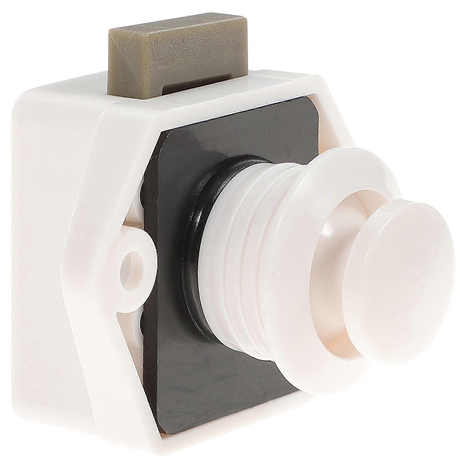 Push Button Latch for Cabinet Doors Made of Zinc Alloy and ABS Durable for Home Use Multi Color
