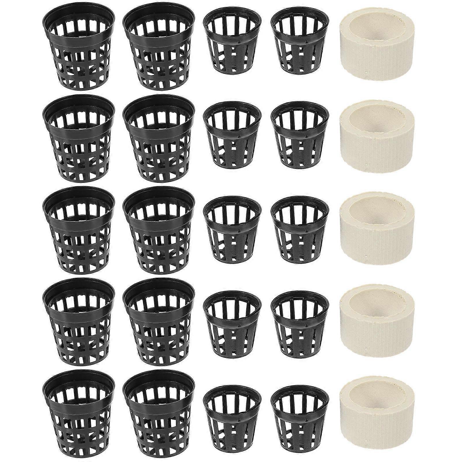 1 Set Durable Plant Holder Net Pots for Hydroponic Gardening and Water Plants Use