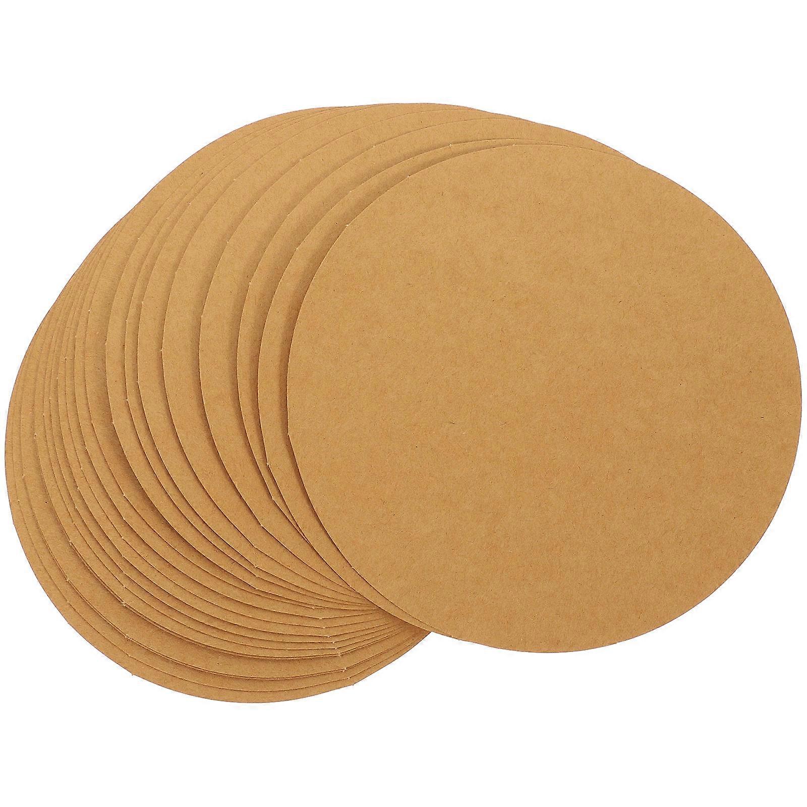 40pcs Thick Round Cardboard Sketch Papers for DIY Crafts, Art Drawing & Stenciling – Durable, Lightweight & Portable for Creative Uses