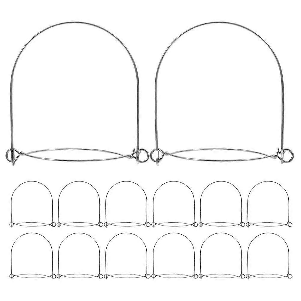Stainless Steel Mason Jar Wire Handles for Wide Mouth Jars – Secure Hanging Design, Multi Purpose Storage Hooks for Picnics & Daily Use