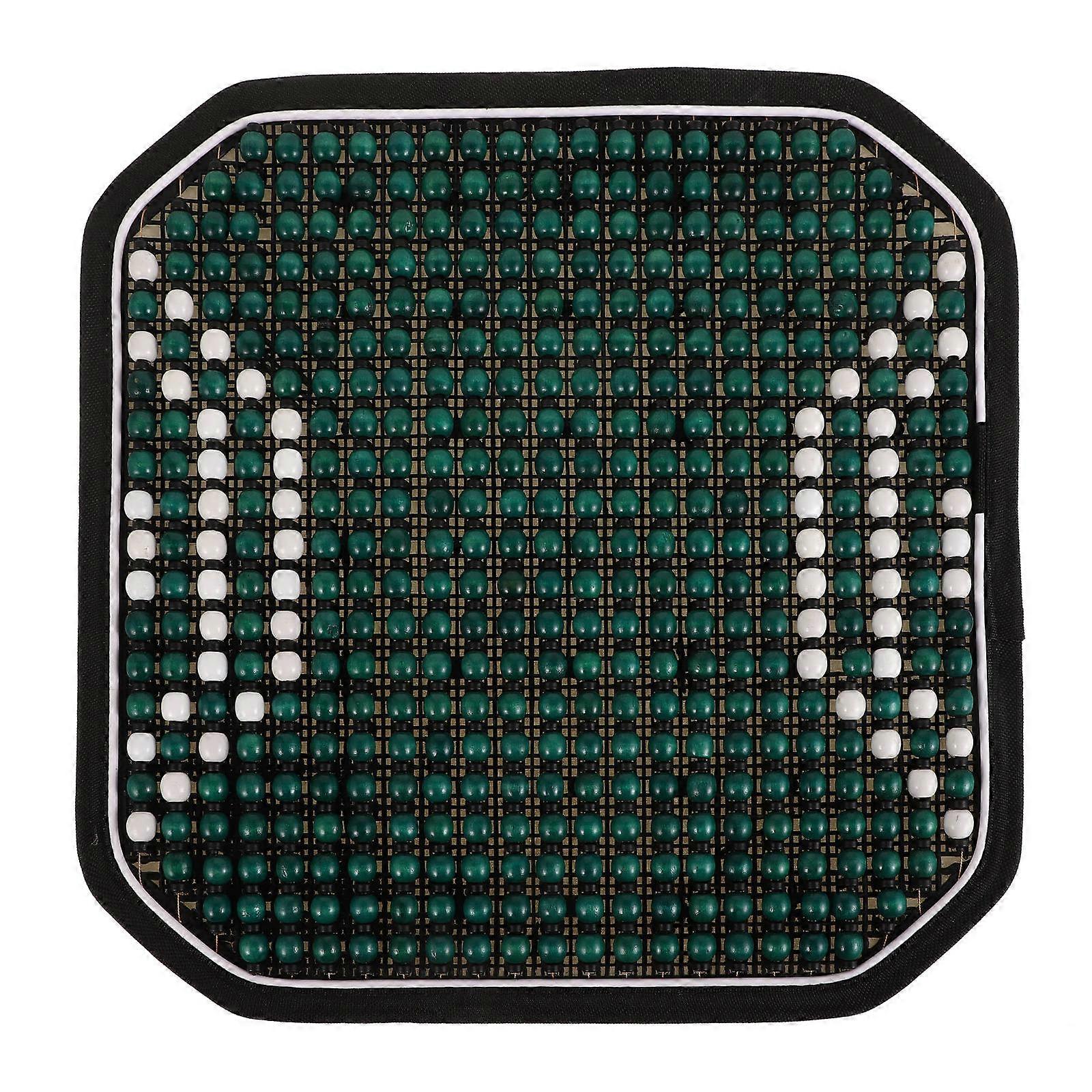 Breathable Wooden Beaded Car Seat Cushion for Trucks & Office Chairs – Cooling, Ventilated Design for Long Drives & Enhanced Comfort