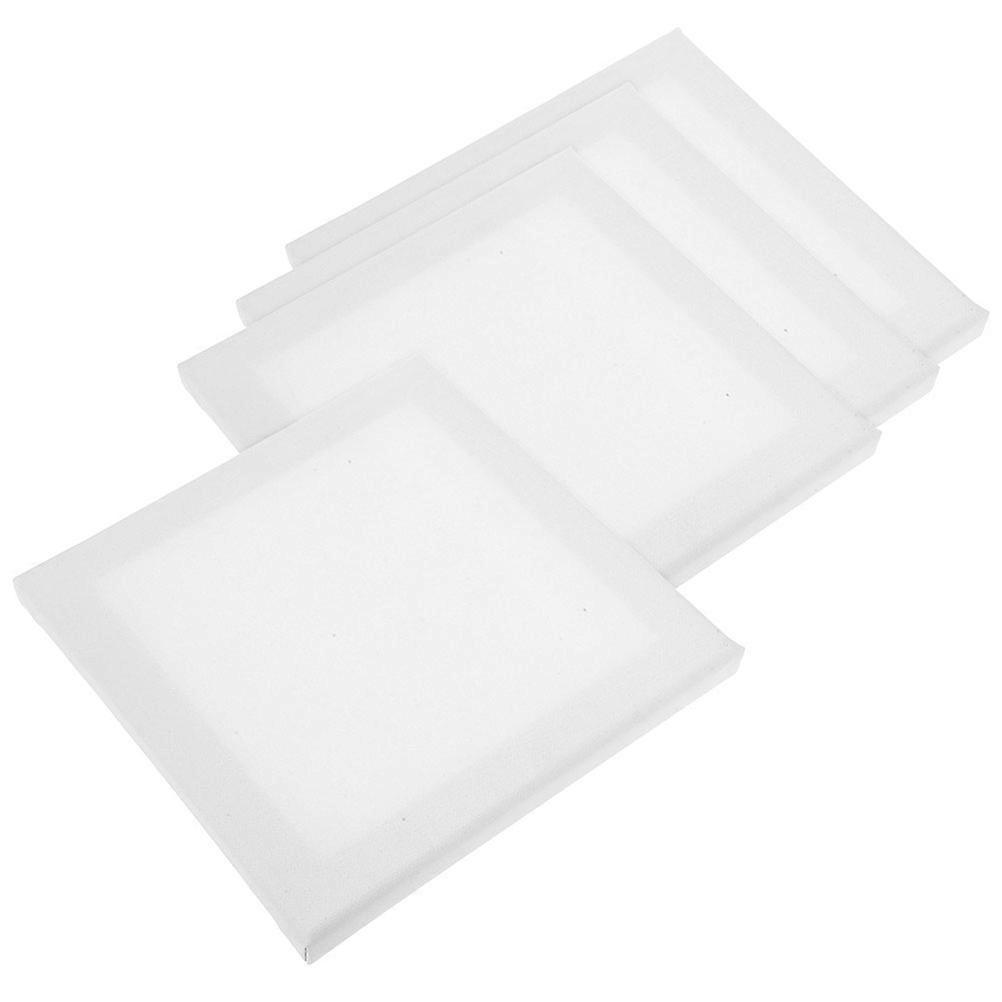 4pcs Linen Canvas Panels for Oil & Acrylic Painting – Durable Art Mediums for Artists, School Projects & Home Creative Expression