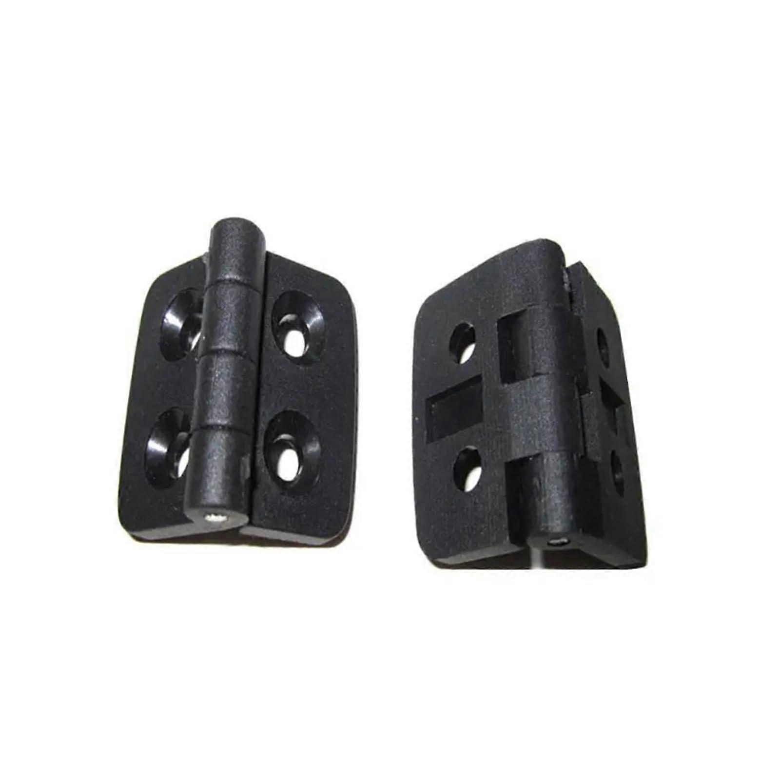 Plastic Butt Hinge - 10-Pack, Home Mini Folding Hinge, Lightweight Furniture Hinge, Cabinet Door Hinge