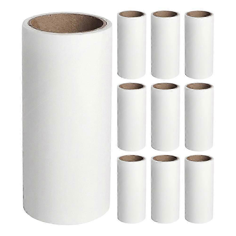 Συγκολλητικός κύλινδρος χνούδι φύλλων αναπλήρωσης για την αφαίρεση τρίχας σκύλων ιδιοκτητών κατοικίδιων ζώων πατωμάτων 12.00X3.80X3.80CM 10Pcsr