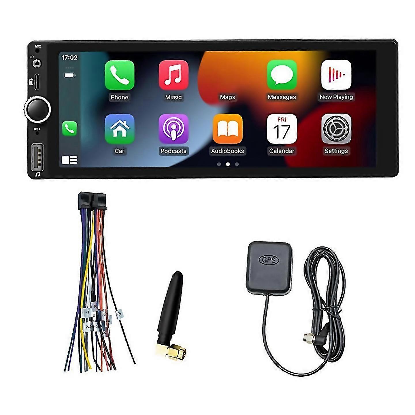 Für Auto 686 Zoll 1 Din MP5-Player Bluetooth tragbarer Bildschirm Navigation Display Wireless Carplay andr